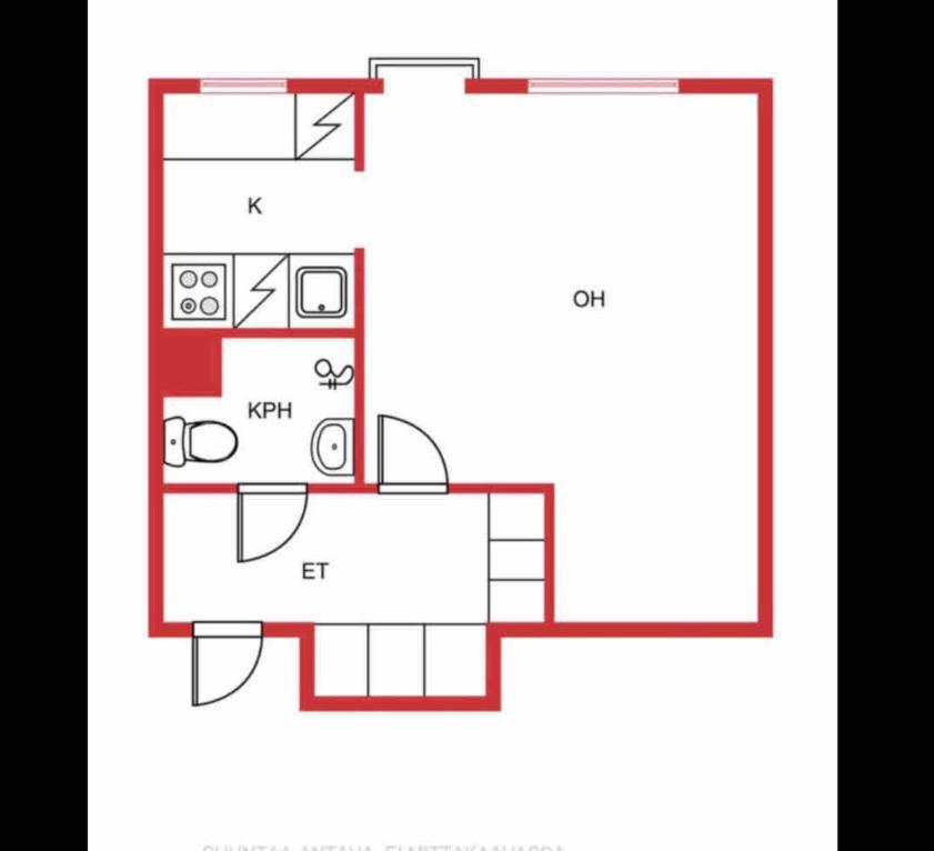 Yksio Kilometri Jokirannasta Forilta Apartment Turku Exterior foto